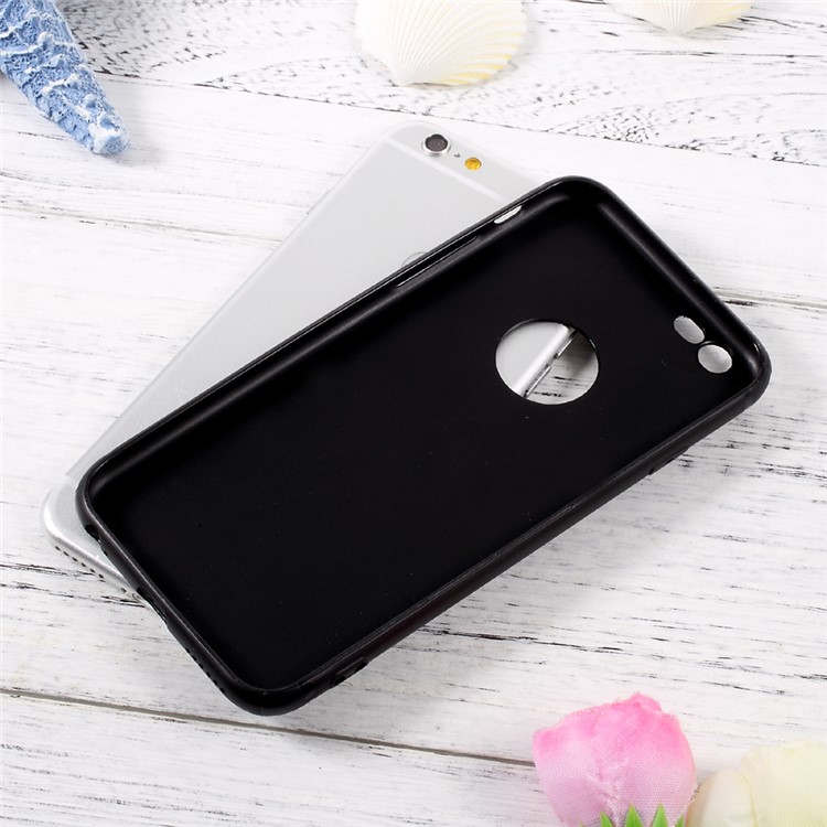 Jelly TPU Mobile Phone Case Accessory for iPhone 6s Plus / 6 Plus - Black-7