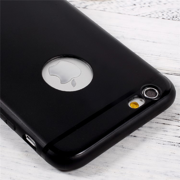 Jelly TPU Mobile Phone Case Accessory for iPhone 6s / 6 - Black-4