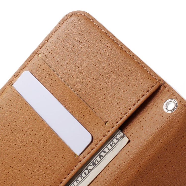 JIANG Cartoon Pattern Printing Wallet Leather Phone Cover for iPhone 7 4.7 inch - Pink Rabbit-7