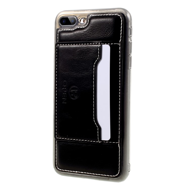 Multifunctional Wallet with Mobile Phone Shell for iPhone 7 Plus - Black-11