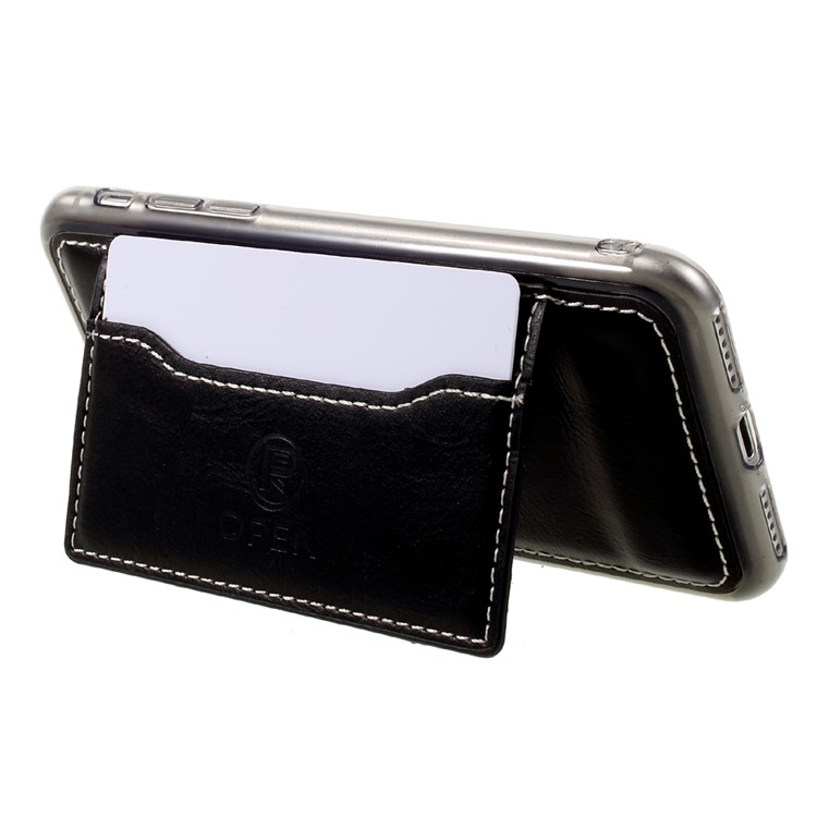 Multifunctional Wallet with Mobile Phone Shell for iPhone 7 Plus - Black-16