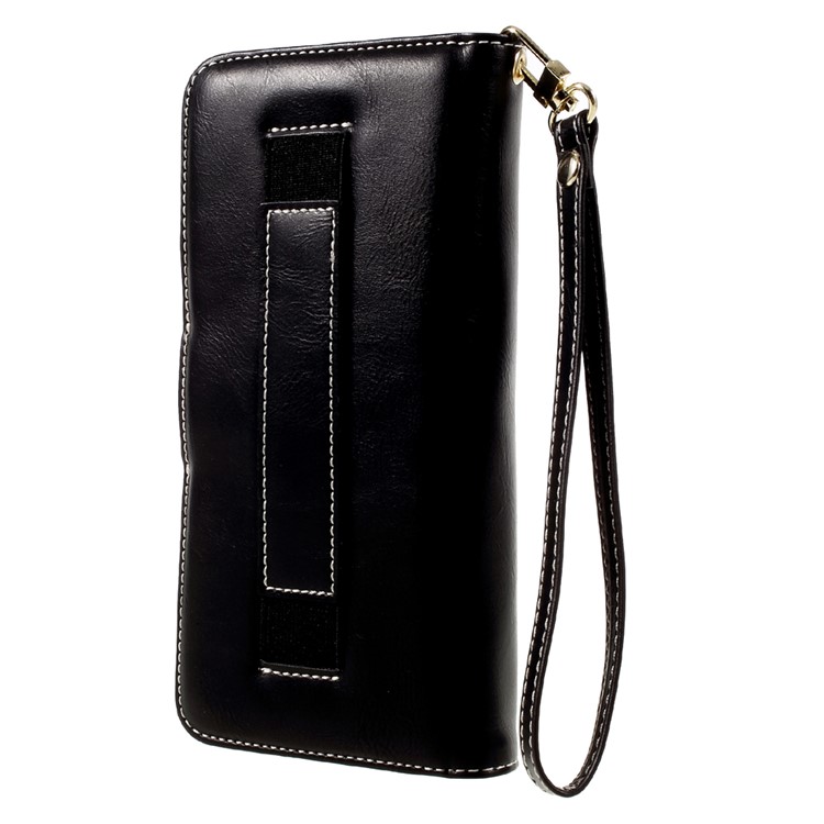 Multifunctional Wallet with Mobile Phone Shell for iPhone 7 Plus - Black-2