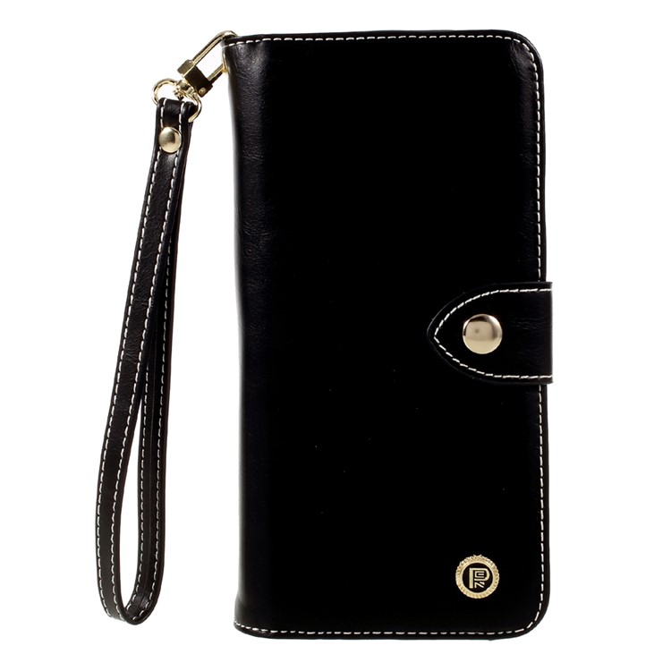 Multifunctional Clutch Purse with Detachable TPU Back Cover for iPhone 7 4.7 inch - Black-3