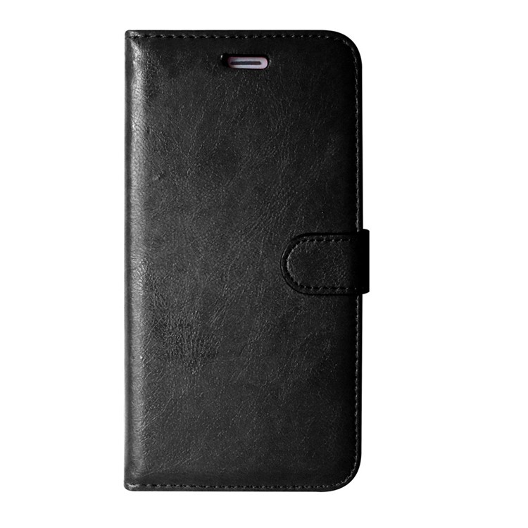 3 Card Slots Leather Cell Phone Case for iPhone 6s Plus / 6 Plus - Black-4