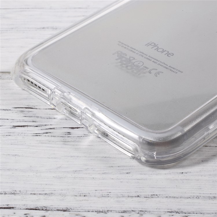 ROAR KOREA Bright Clear TPU Bumper + Hard PC Back Phone Case for iPhone 7 Plus 5.5 - Transparent-5