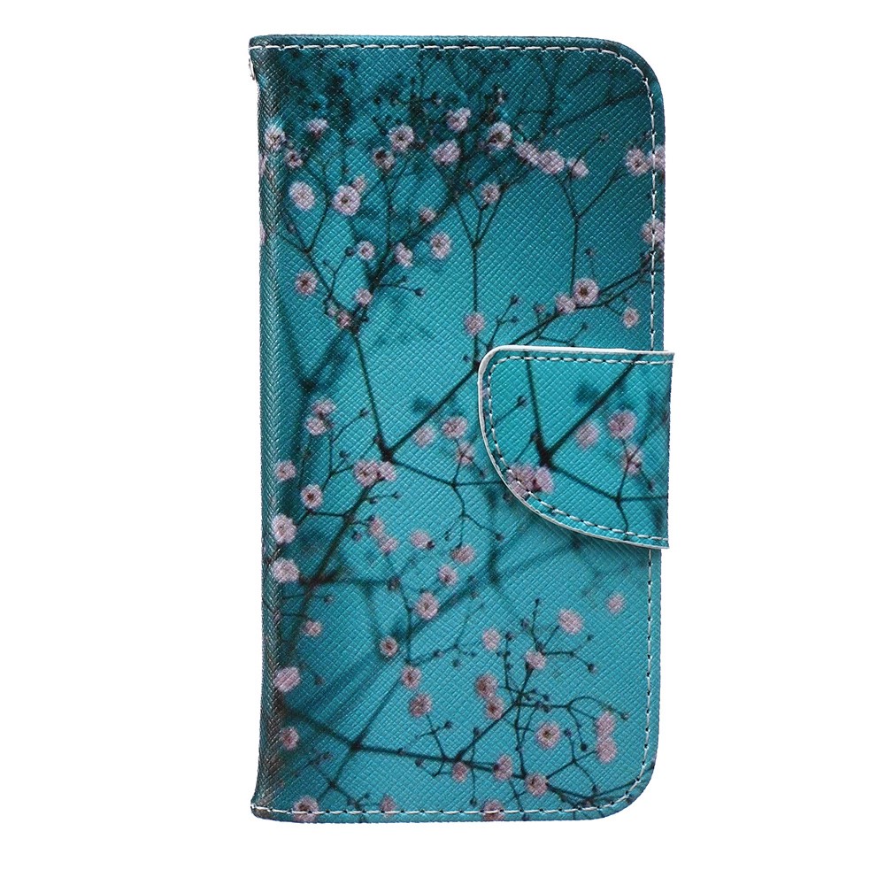 Funda de cuero con diseño de teléfono móvil para iPhone 6s / 6 4.7 - rosa florete-2