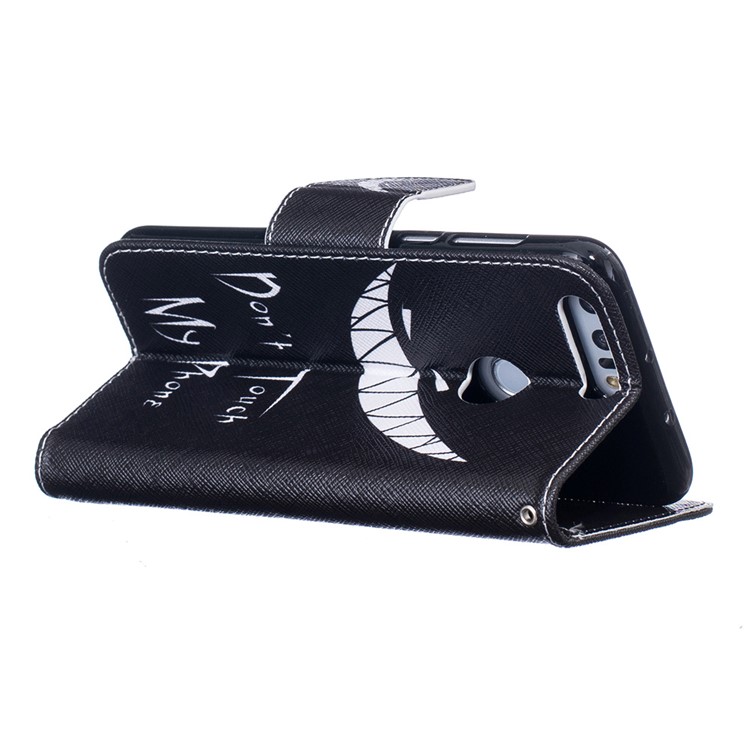 Porte-folio Portefeuille En Cuir Pour Huawei Honneur 8 - Ne Touche Pas Mon Téléphone-5
