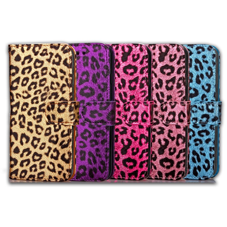 For iPhone 6s/6 4.7 Leopard Pattern Wallet Leather Case with Lanyard - Rose-9
