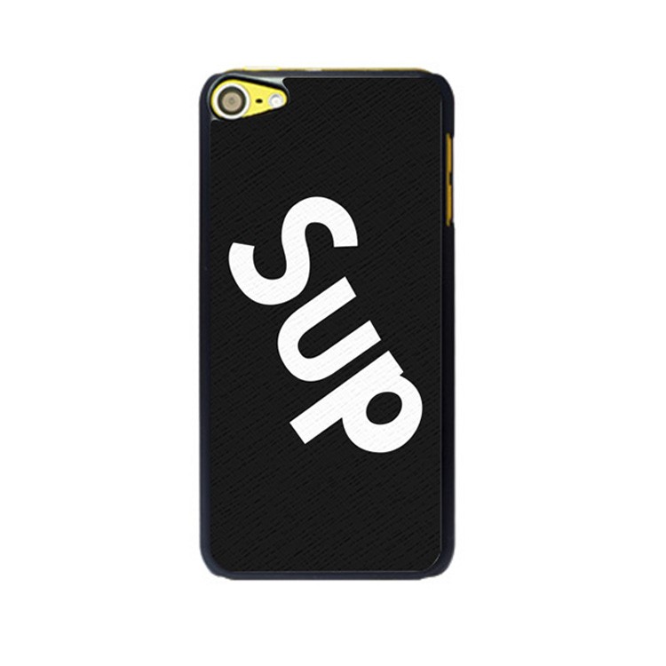 Pattern Printing Plastic Hard Case for iPod Touch 6 - Black / Sup-1