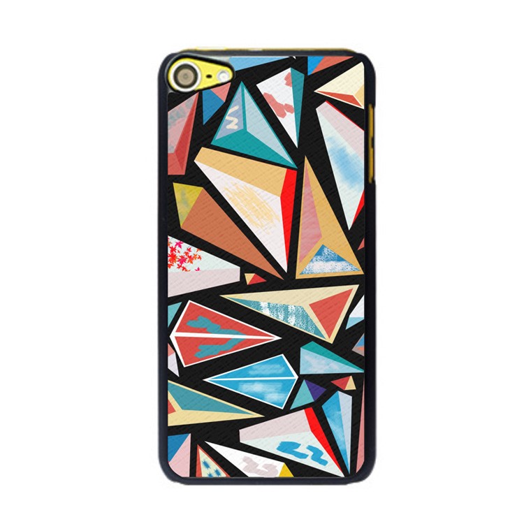Irregular Pattern Series Hard PC Cell Phone Case for iPod Touch 6 / 5 - Triangles-1