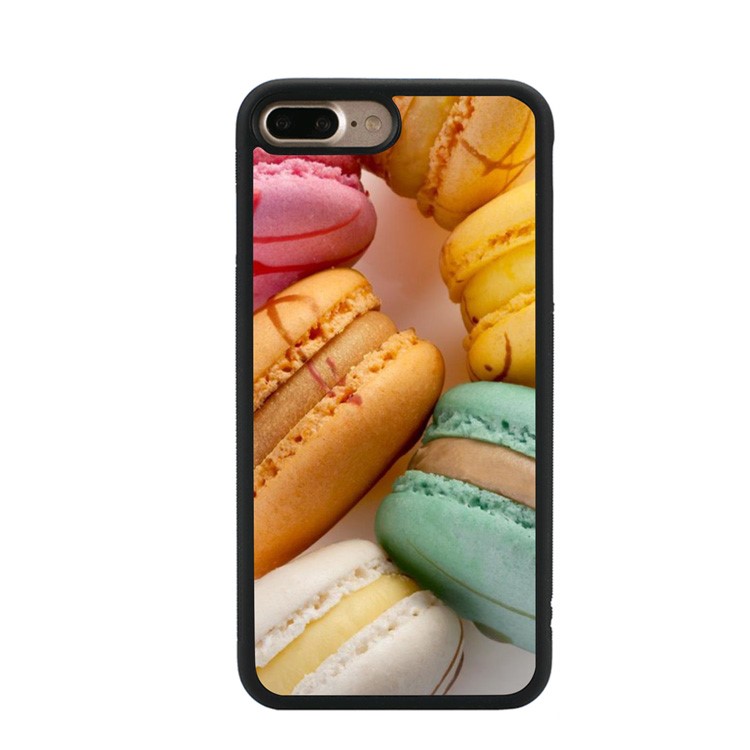 Macaroon Pattern TPU Gel Case for iPhone 7 Plus 5.5 inch - Style A-1