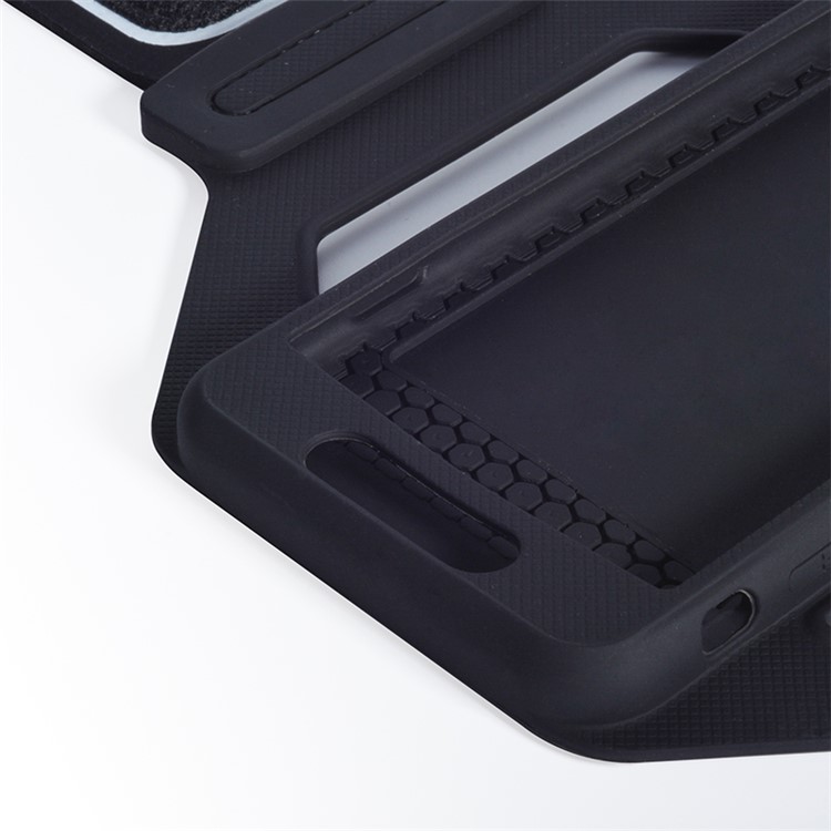 TSCASE Fitness Silicone Armband Sweat-proof Phone Case for iPhone 7 / 6s / 6 - Black-4