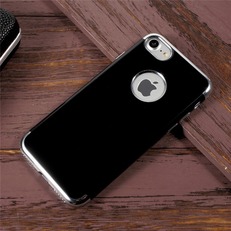 Electroplated TPU Mobile Phone Case for iPhone 7 4.7 - Silver-1
