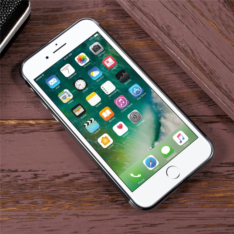 Electroplated TPU Mobile Phone Case for iPhone 7 4.7 - Silver-3