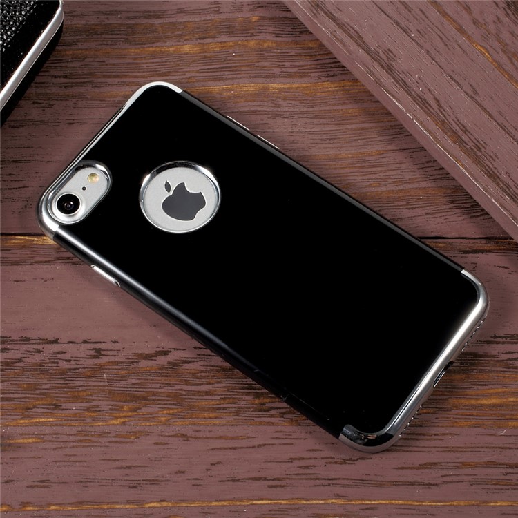 Electroplated TPU Mobile Phone Case for iPhone 7 4.7 - Silver-4