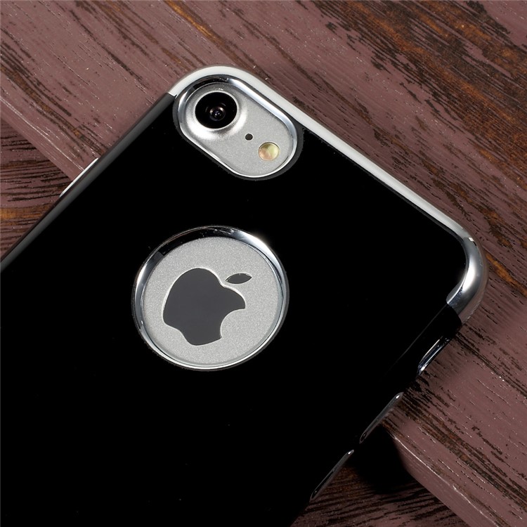 Electroplated TPU Mobile Phone Case for iPhone 7 4.7 - Silver-5