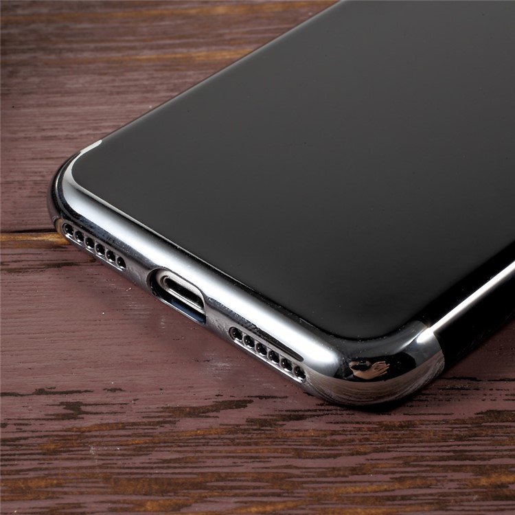 Electroplated TPU Mobile Phone Case for iPhone 7 4.7 - Silver-6