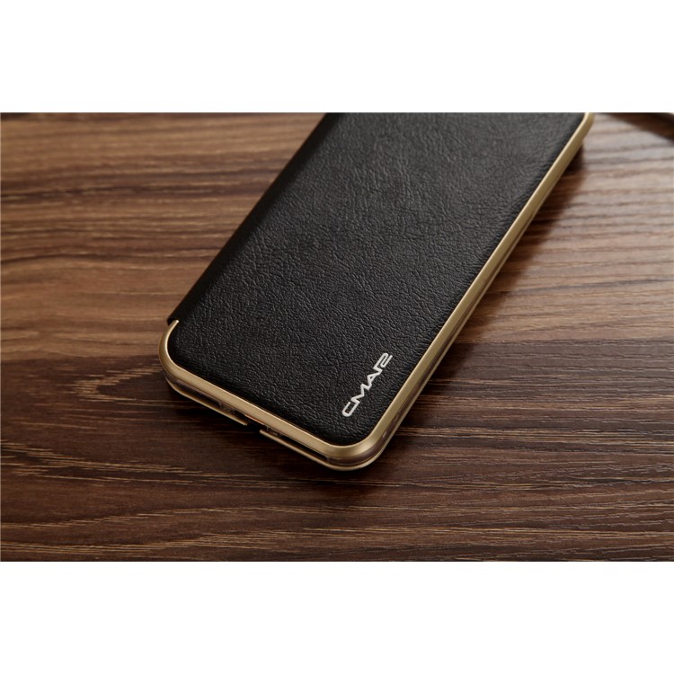 Estojo Em Capa De Couro CMAI2 Para Iphone 7 4.7 - Preto-5