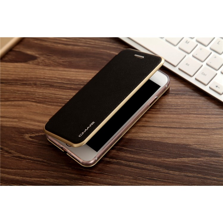 Estojo Em Capa De Couro CMAI2 Para Iphone 7 4.7 - Preto-6