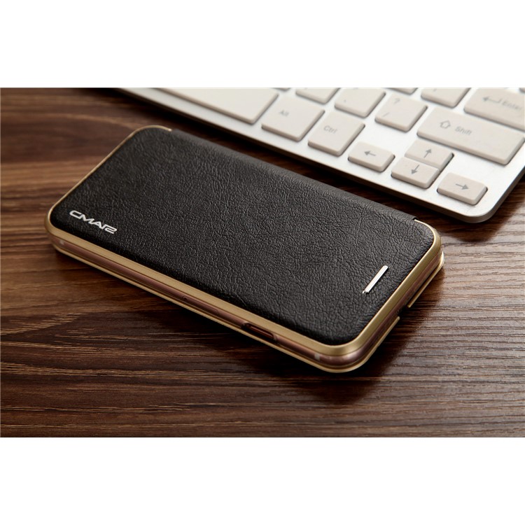 Estojo Em Capa De Couro CMAI2 Para Iphone 7 4.7 - Preto-7