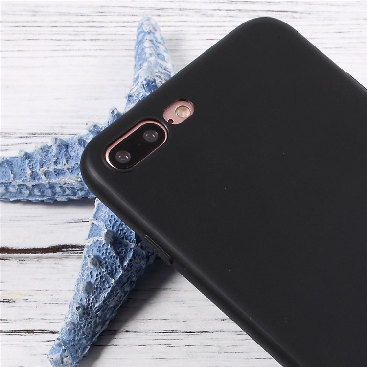 J-CASE Natural Color Ultra-thin TPU Back Case for iPhone 7 Plus 5.5 inch - Black-3
