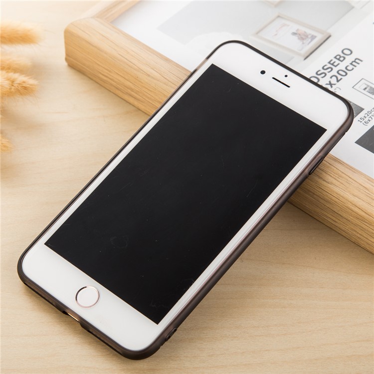 VILI Drop-proof Brushed PC TPU Combo Back Case for iPhone 7 Plus 5.5 inch - Grey-2
