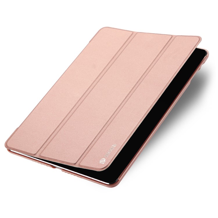 

DUX DUCIS Skin Pro Series Tri-fold Auto Sleep / Wake Up Leather Stand Cover for iPad 9.7 (2018) / 9.7 (2017) / Air 2 / Air - Rose Gold, iPad 9.7 (2017)