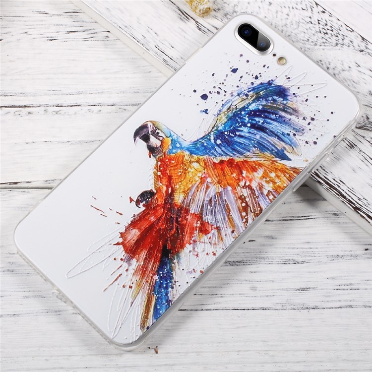 EDIVIA Embossment Flying Bird Pattern TPU Protective Phone Case for iPhone 7 Plus 5.5 inch-1