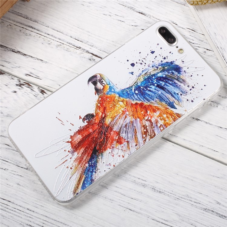 EDIVIA Embossment Flying Bird Pattern TPU Protective Phone Case for iPhone 7 Plus 5.5 inch-3
