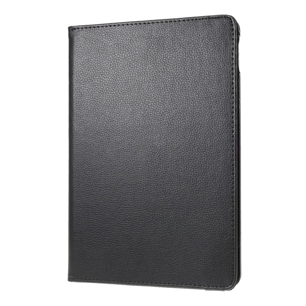 For iPad Air 10.5 (2019) / Pro 10.5 (2017) / 10.2 (2020) (2019) 360-Rotary Stand Leather Tablet Case Litchi Grain - Black-10