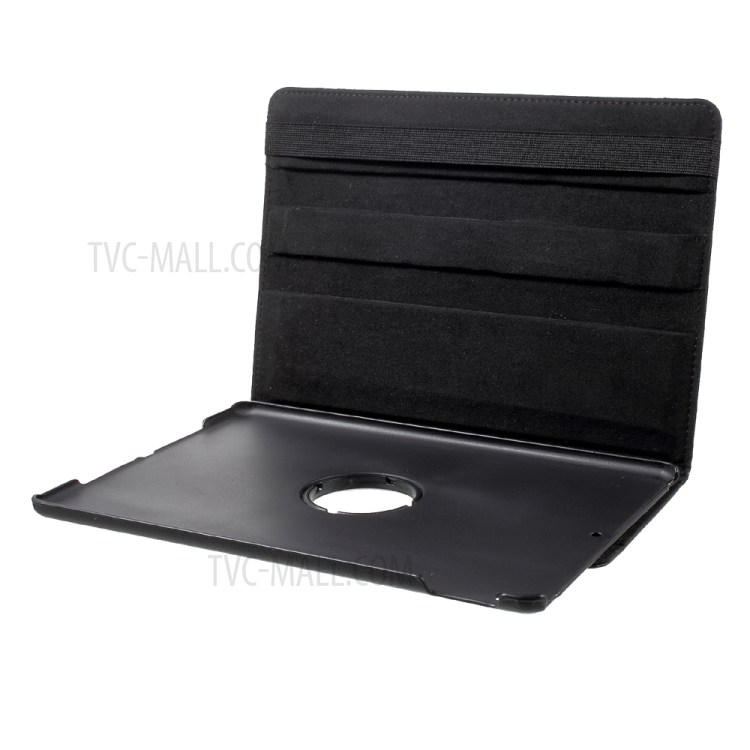 For iPad Air 10.5 (2019) / Pro 10.5 (2017) / 10.2 (2020) (2019) 360-Rotary Stand Leather Tablet Case Litchi Grain - Black-11