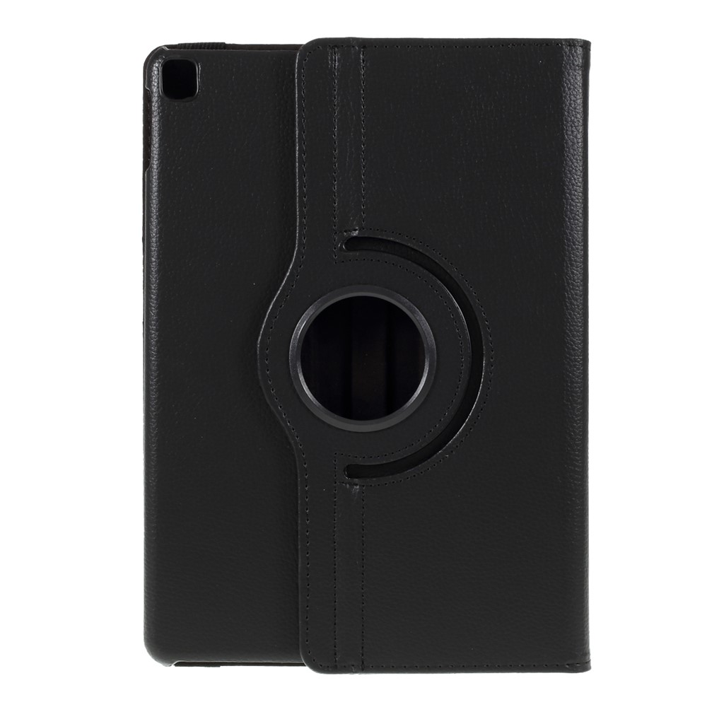 For iPad Air 10.5 (2019) / Pro 10.5 (2017) / iPad 10.2 (2021)/(2020)/(2019) 360-Rotary Stand Leather Tablet Case Litchi Grain - Black-2