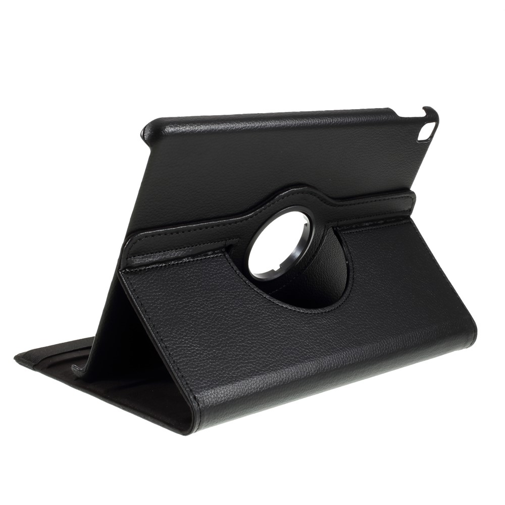 For iPad Air 10.5 (2019) / Pro 10.5 (2017) / 10.2 (2020) (2019) 360-Rotary Stand Leather Tablet Case Litchi Grain - Black-6
