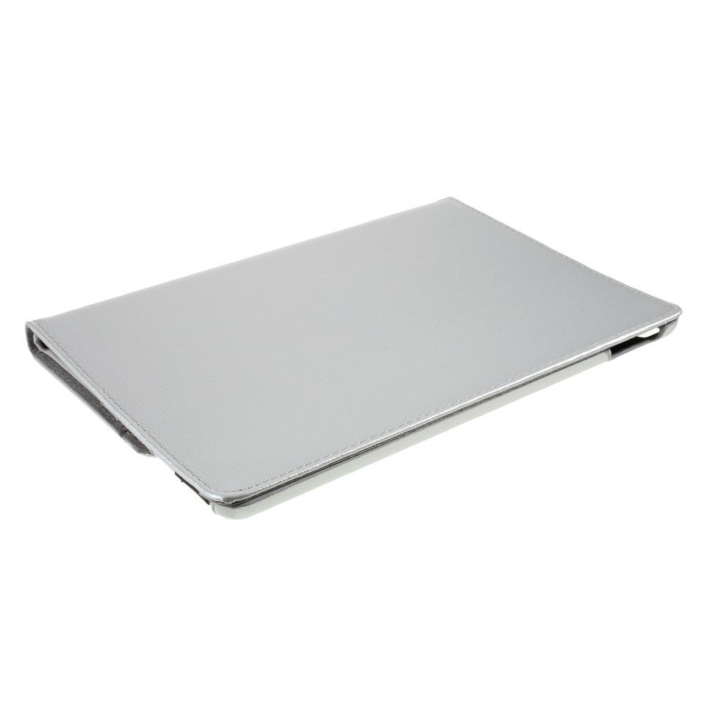 360 Rotary Stand Leather Case Tablet Cover for iPad Pro 10.5 inch - Silver-3