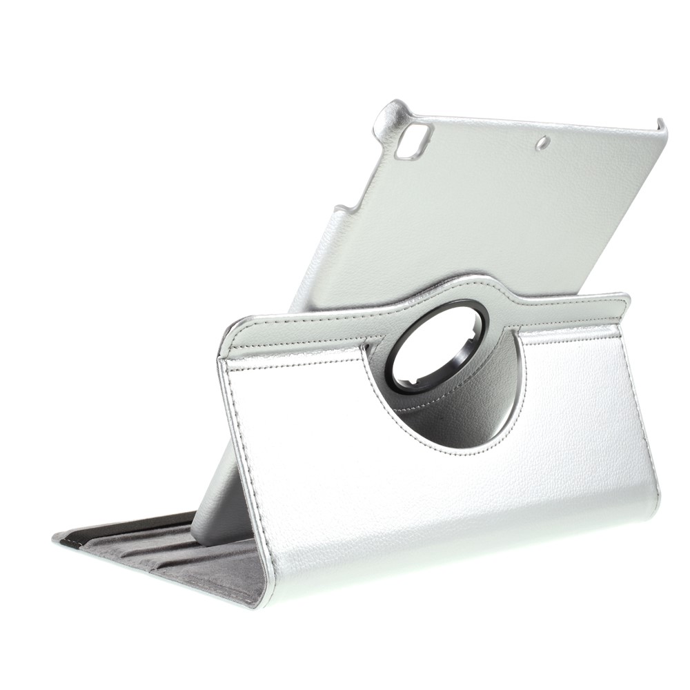 360 Rotary Stand Leather Case Tablet Cover for iPad Pro 10.5 inch - Silver-6