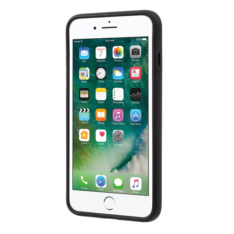 MOLAN CANO Hybrid TPU + PC Cell Phone Case with Card Holder for iPhone 7 Plus --2
