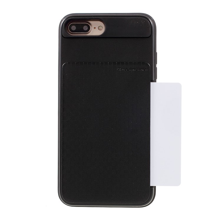 MOLAN CANO Hybrid TPU + PC Cell Phone Case with Card Holder for iPhone 7 Plus --6