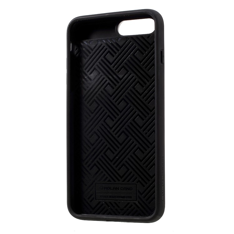 MOLAN CANO Hybrid TPU + PC Cell Phone Case with Card Holder for iPhone 7 Plus --8