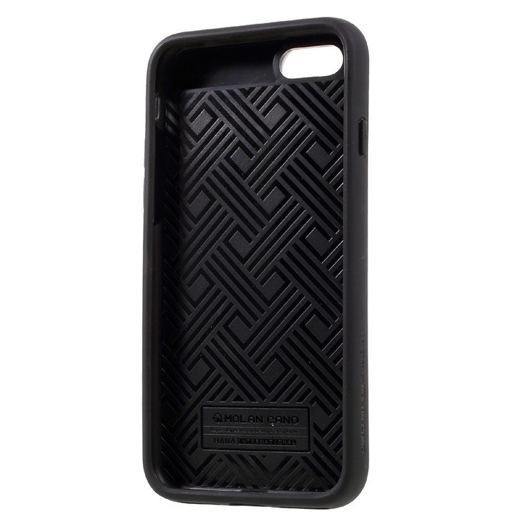 LUCY Card Bumper PC TPU Hybrid Phone Case for iPhone 7 - Black-5