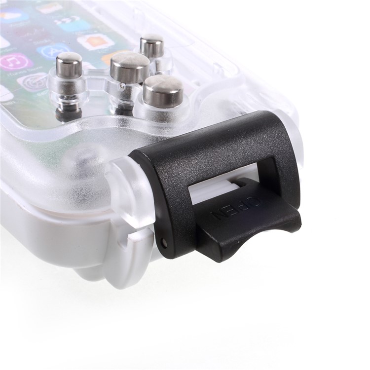 MEIKON 40m/130ft Underwater Case IPX8 Waterproof Diving Case for iPhone 7 4.7 inch - White-7
