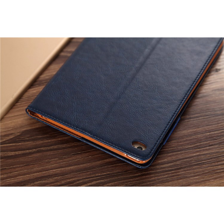 CMAI2 Leather Flip Cover com slots de fotos / cartões para iPad Mini 4 - escuro azul-22