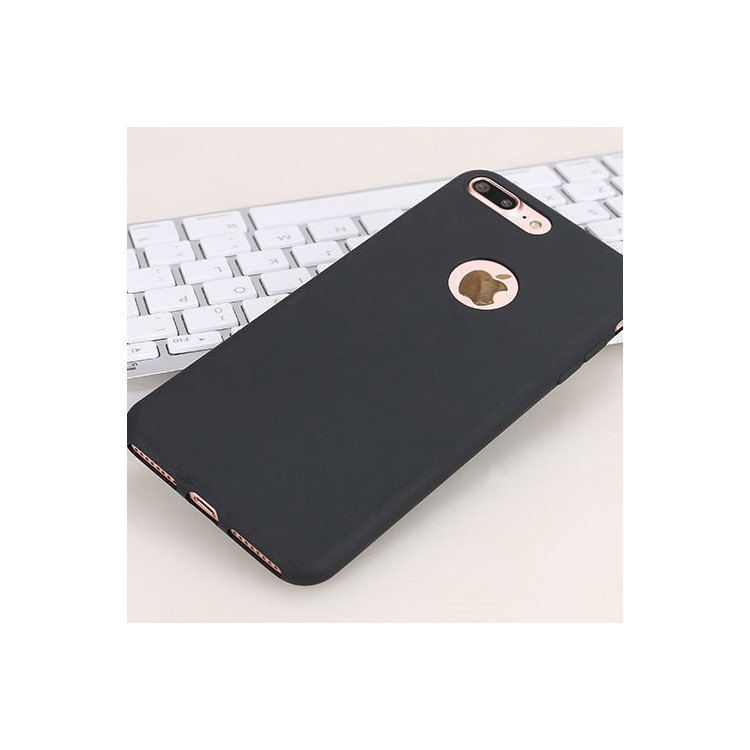 EDIVIA Simple Matte TPU Soft Protective Case for iPhone 7 Plus 5.5 inch - Black-1