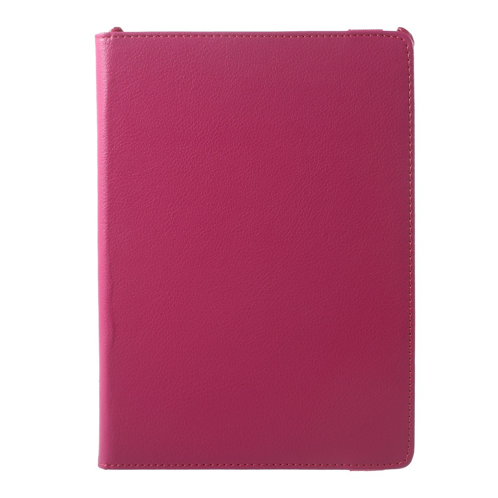 For iPad 9.7 (2018) / 9.7 (2017) / Air 2 / Air 360 Degree Rotary Litchi Grain Stand Leather Protective Case - Rose-6