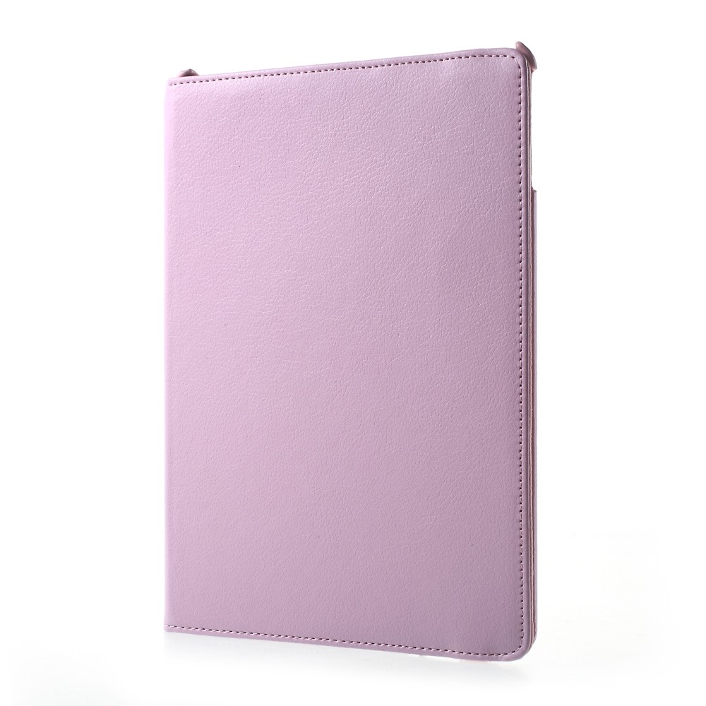 360 graus rotativo stand litchi textura couro casing acessório para iPad 9.7 (2017) - rosa-7