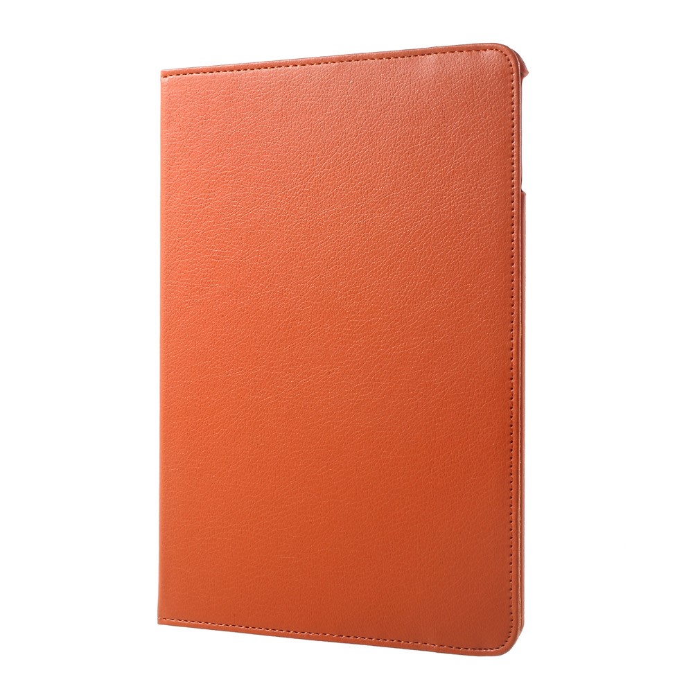 For iPad 9.7 (2018) / 9.7 (2017) / Air 2 / Air 360 Degree Rotary Foldable Litchi Skin Leather Case Cover - Orange-7