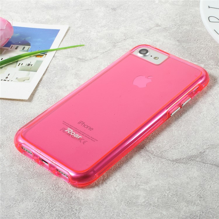 ROAR KOREA Bright Clear TPU Rim + PC Back Case for iPhone 7 4.7 inch - Rose-4