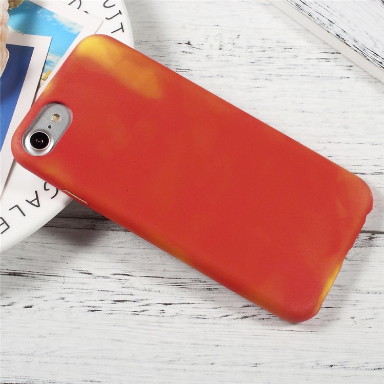 Heat Sensitive Color Changing TPU Back Cover for iPhone 7 4.7 inch - Orange-4