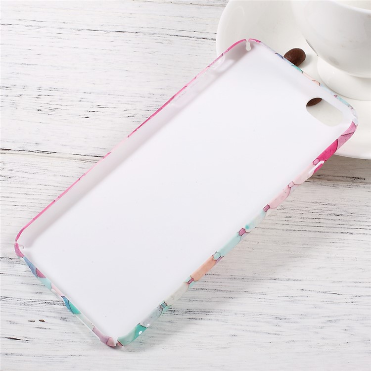 Embossed Pattern Matte PC Hard Case for iPhone 6s Plus/6 Plus - Colorful Mermaid Scale-4