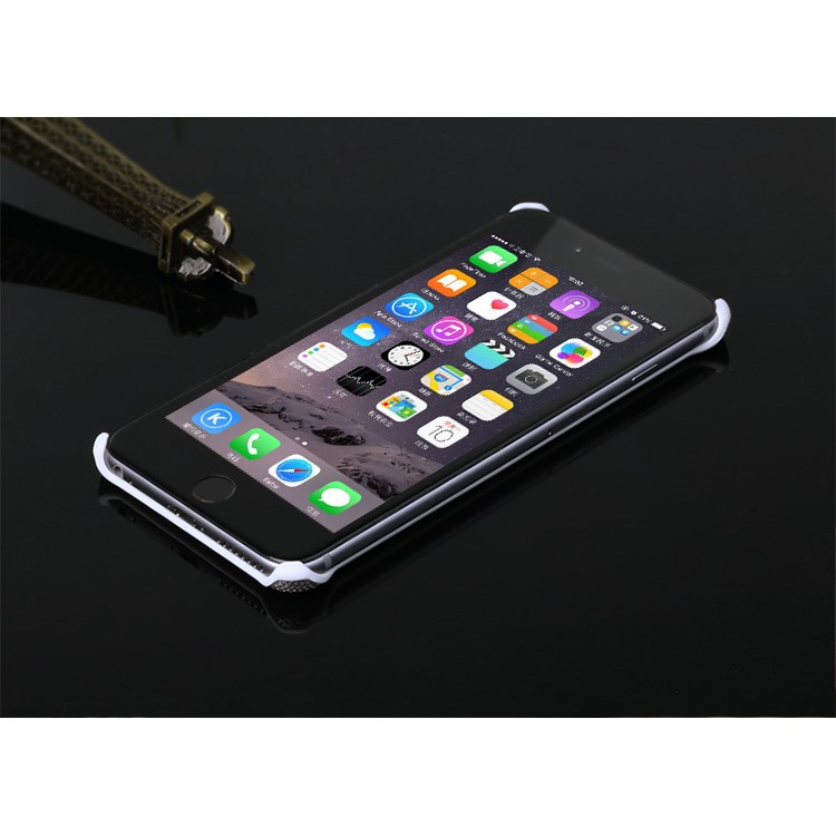 BOW Hollow Mesh Metal + PC Phone Case for iPhone 6s 6 - Silver-7