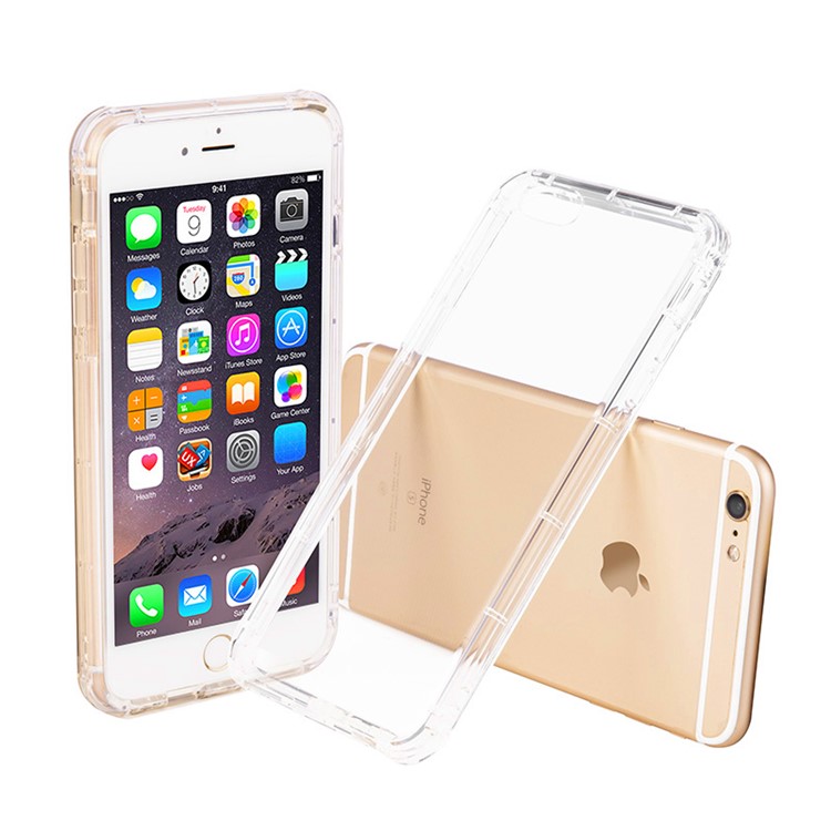 BOW Drop-Proof Clear Soft TPU Shell Case for iPhone 6s 6-1
